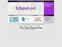 Tablet Screenshot of lythgoes.net